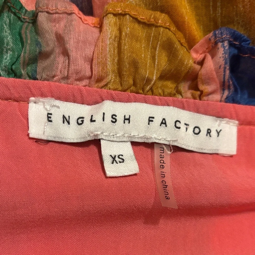 English Factory Multicolor Ruffled Dress - Picture 4 of 7